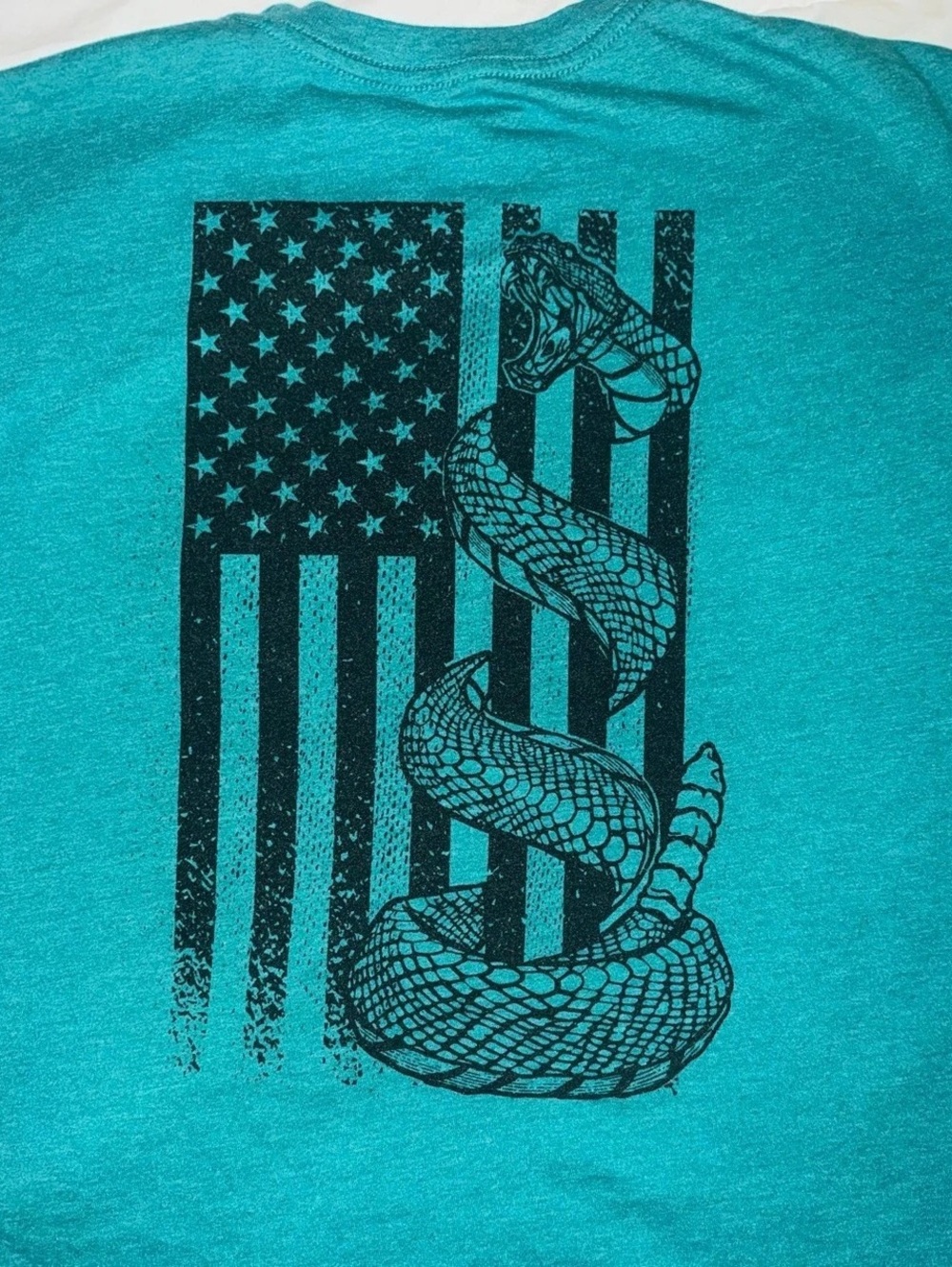 Grunt Style Dont Tread On Me Teal Mens T-Shirt XL
